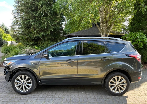 Ford Kuga cena 65900 przebieg: 72077, rok produkcji 2018 z Kórnik małe 562